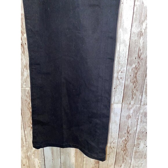 Men's Adriano Goldschmied The Graduate Tailored Leg Black Denim Jeans 40" x 32" - Picture 2 of 11